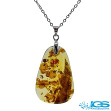 گردنبند سنگ کهربا