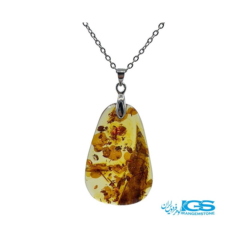 گردنبند سنگ کهربا