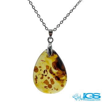 گردنبند سنگ کهربا