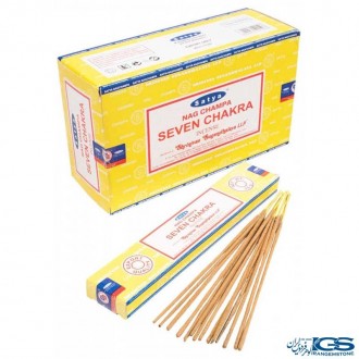 عود دست ساز هندی هفت چاکرا (Seven Chakra) برند Satya