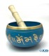 کاسه تبتی رنگ آبی برنجی Tibetan bowl