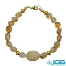 دستبند سیترین  وجید زرد