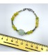 دستبند یشم سبز و تورمالین سبز جواهری