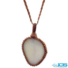 گردنبند عقیق مکرومه بافی