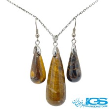 سنگ چشم ببر نیم ست بدون زنجیر