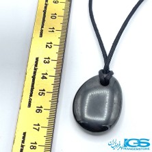 گردنبند هماتیت حدید با بند