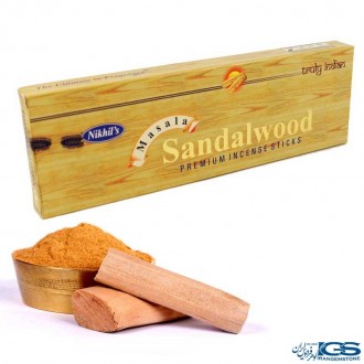 عود دست ساز چوب صندل هندی Sandalwood برند Nikhil