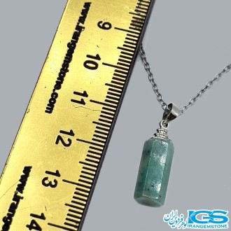 گردنبند سنگ زمرد بدون زنجیر
