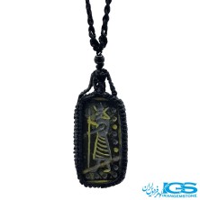 گردنبند هبهاب مکرومه بافی