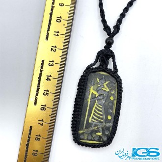 گردنبند هبهاب مکرومه بافی