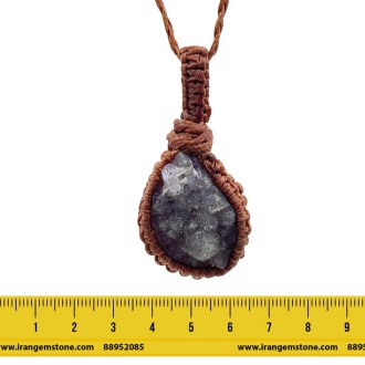 گردنبند آمیتیست مکرومه بافی