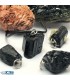 گردنبند سنگ تورمالین سیاه راف Tourmaline بدون زنجیر و بند