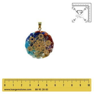 گردنبند هفت چاکرا  بدون زنجیر