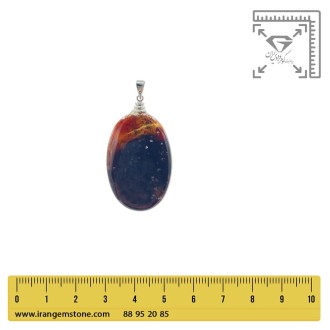 گردنبند عقیق کارنلین بدون زنجیر