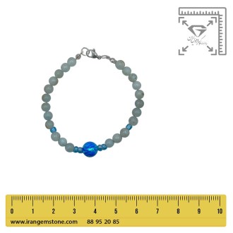 دستبند اوپالین و عقیق آبی آنجلیت