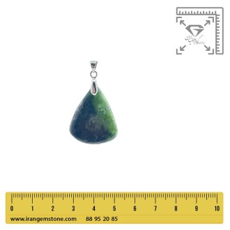 گردنبند یشم سبز بدون زنجیر