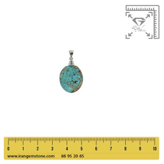 گردنبند فیروزه نیشابور بدون زنجیر