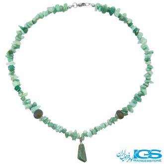 گردنبند آونتورین سبز و مالاکیت