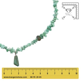 گردنبند آونتورین سبز و مالاکیت