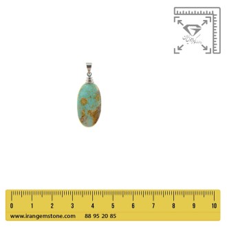 گردنبند فیروزه نیشابور بدون زنجیر