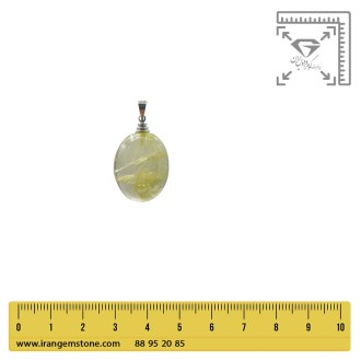 گردنبند سیترین بدون زنجیر