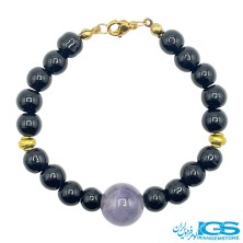 دستبند آمیتیست و اونیکس