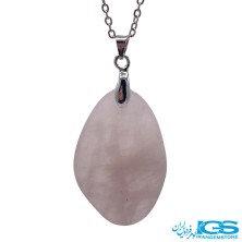 گردنبند رزکوارتز بدون زنجیر