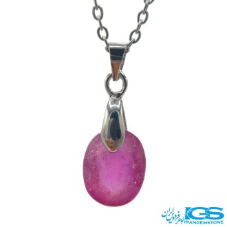 گردنبند یاقوت سرخ بدون زنجیر