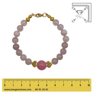 دستبند رزکوارتز