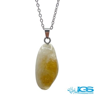 گردنبند راف سیترین بدون زنجیر