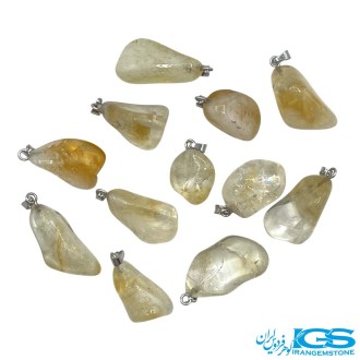 گردنبند راف سیترین بدون زنجیر