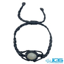 دستبند عقیق مکرومه بافی