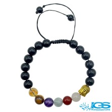 دستبند هفت چاکرا  اونیکس با بودا
