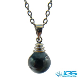 گردنبند مروارید سیاه طبیعی
