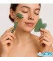 پک ماساژ صورت آونتورین | جید رول و گواشا سنگ طبیعی یشم سبز