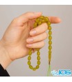 تسبیح شاه مقصود اصل زرد افغانی 33 تایی