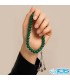 تسبیح عقیق سبز 33 تایی