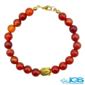 دستبند کارنلین عقیق