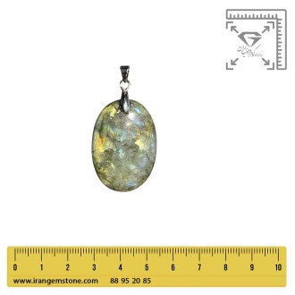 گردنبند لابرادوریت بدون زنجیر