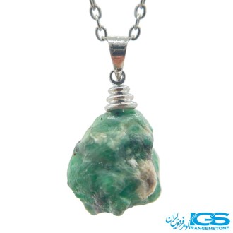 گردنبند سنگ زمرد راف