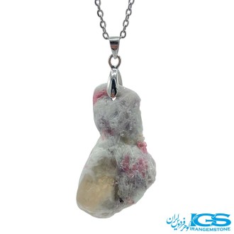 گردنبند یاقوت سرخ راف بدون زنجیر