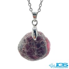 گردنبند گارنت لعل  بدون زنجیر