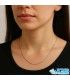 گردنبند زنجیر نقره مدل ونیزی سایز ۵۵ سانتیمتر قطر ۱ میلیمتر برند یاس | نقره ۹۲۵ اصل