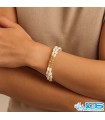 دستبند سیترین و صدف