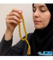 تسبیح شرف الشمس عقیق زرد 33 تایی