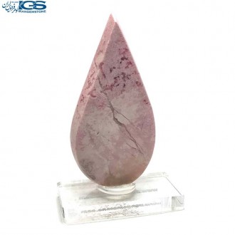 سنگ رودونیت دکوری تراش اشک Rhodonite