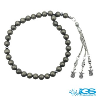 تسبیح سنگ پیریت 33 تایی