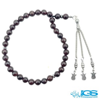 تسبیح گارنت لعل سرخ 33 تایی