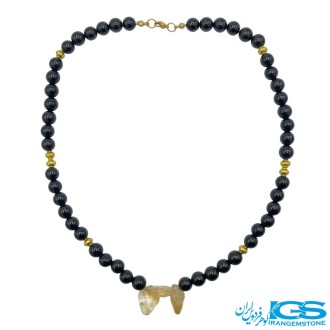 گردنبند سیترین و اونیکس