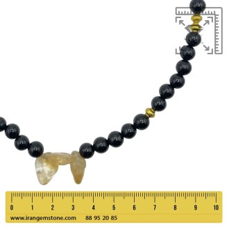 گردنبند سیترین و اونیکس